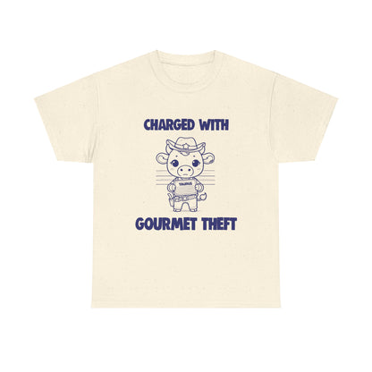 Charged With Gourmet Theft Taurus Zodiac Tee