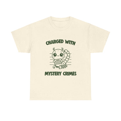 Charged With Mystery Crimes Scorpio Zodiac Tee