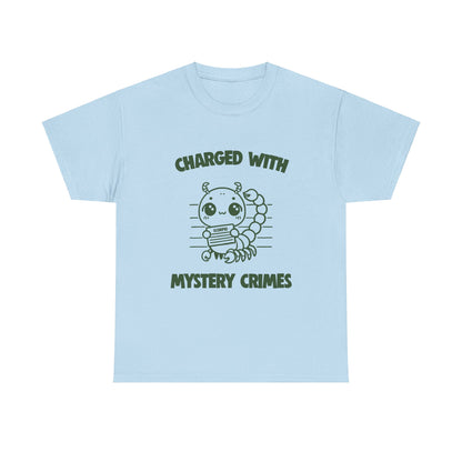 Charged With Mystery Crimes Scorpio Zodiac Tee