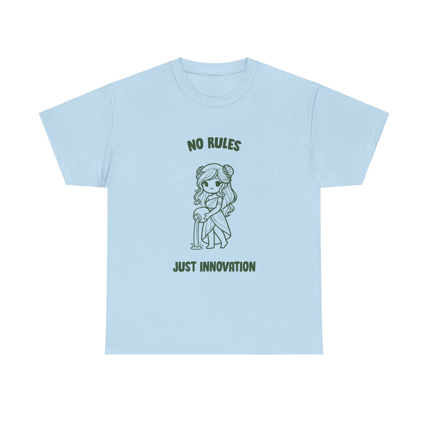 No Rules Just Innovation Aquarius Zodiac Tee