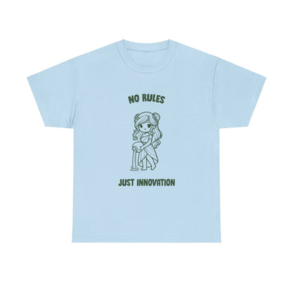 No Rules Just Innovation Aquarius Zodiac Tee