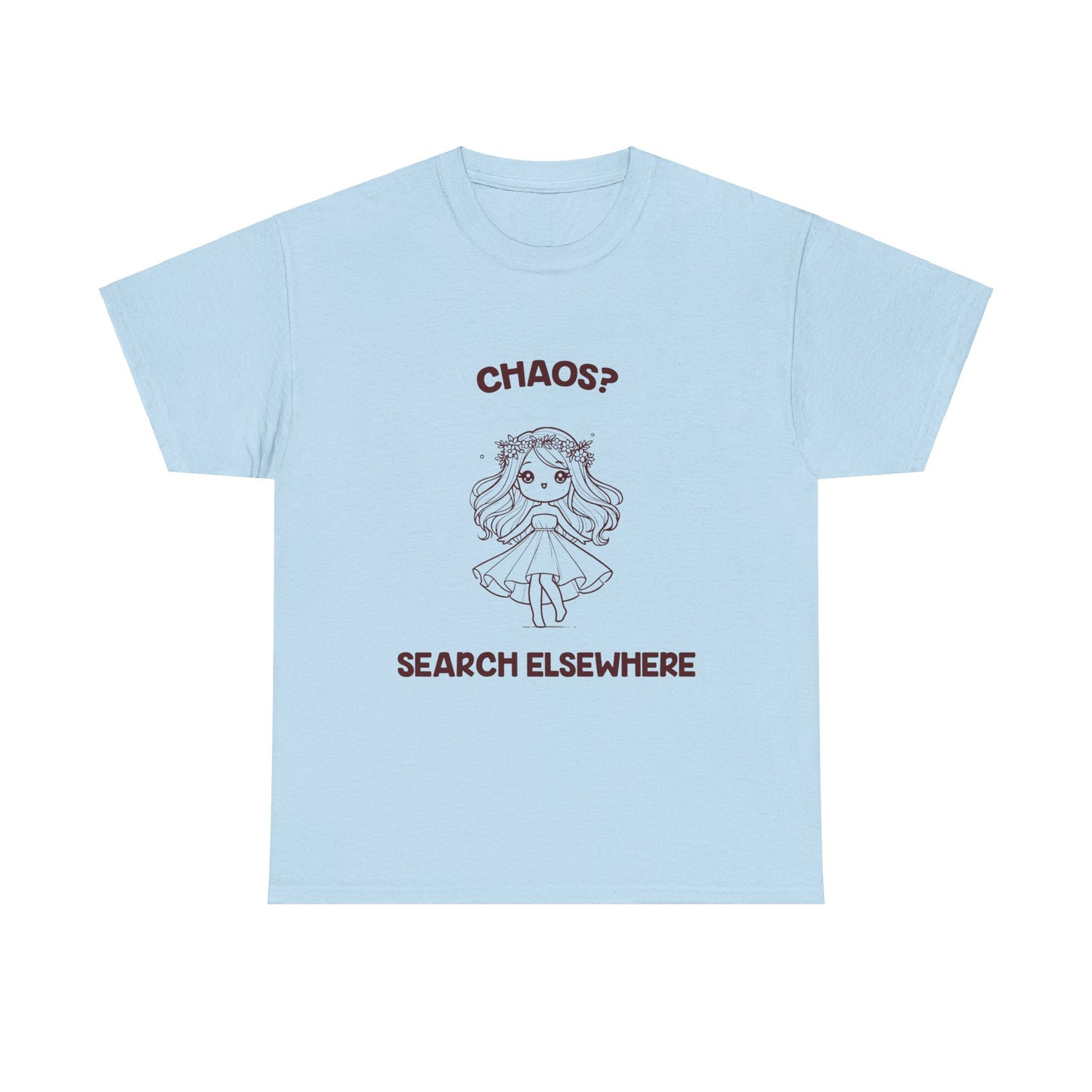 Chaos? Search Elsewhere Virgo Zodiac Tee