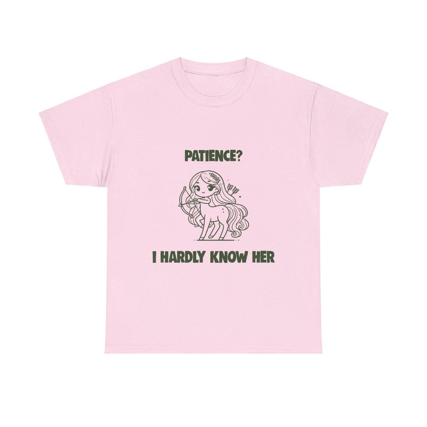 Patience? I Hardly Know Her Sagittarius Zodiac Tee