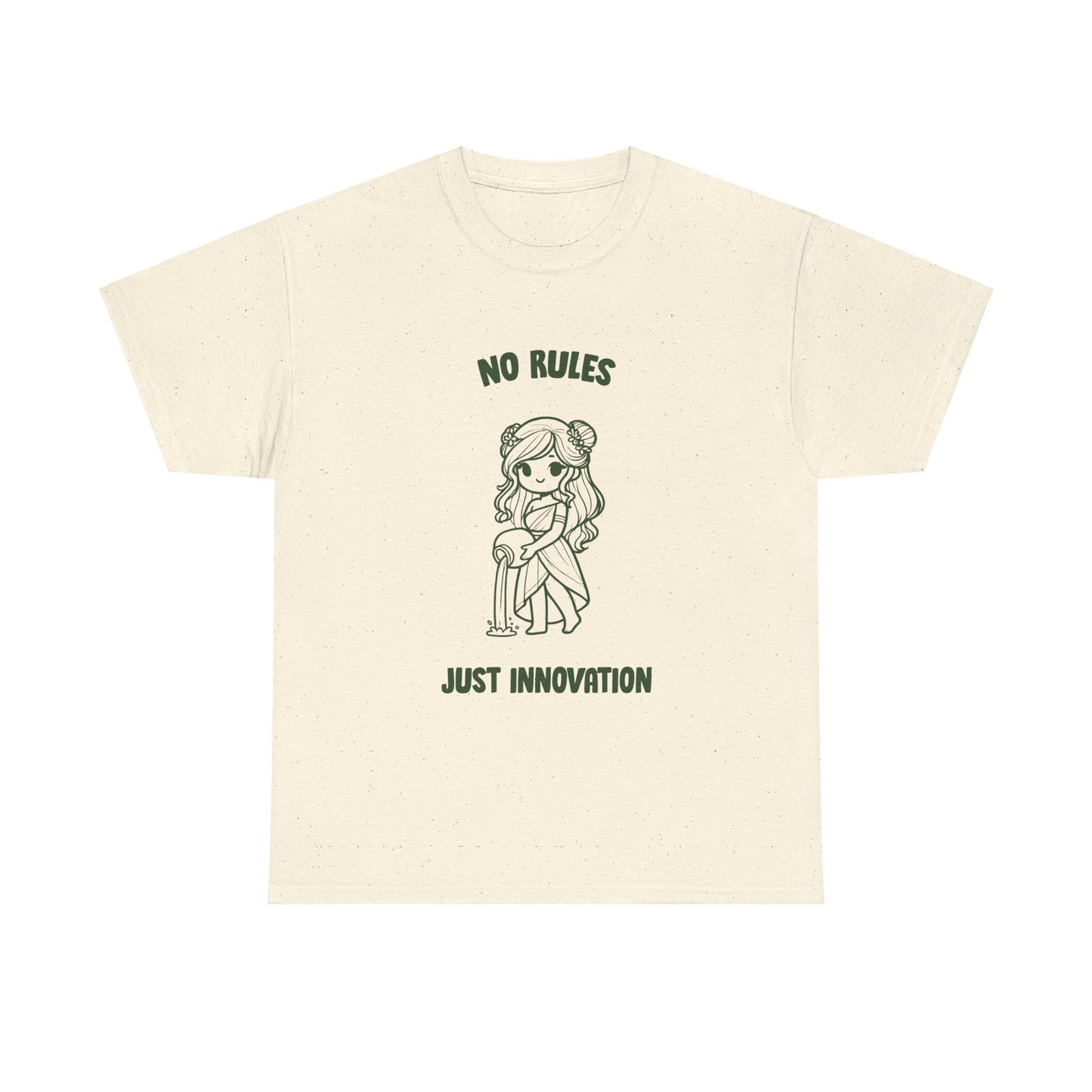 No Rules Just Innovation Aquarius Zodiac Tee