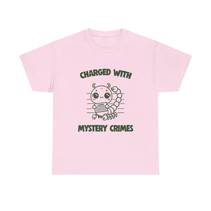 Charged With Mystery Crimes Scorpio Zodiac Tee