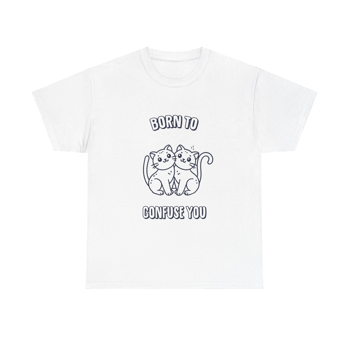 Born To Confuse You Gemini Zodiac Tee