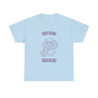 Free Spirit Zero Filter Aquarius Zodiac Tee