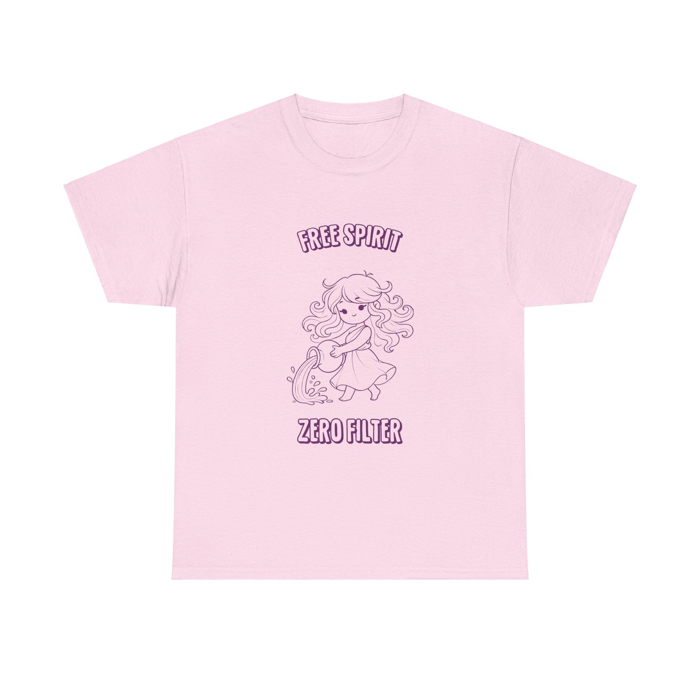 Free Spirit Zero Filter Aquarius Zodiac Tee