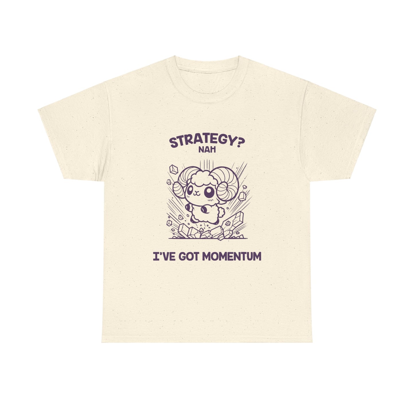 Strategy? Nah I've Got Momentum Aries Zodiac Tee