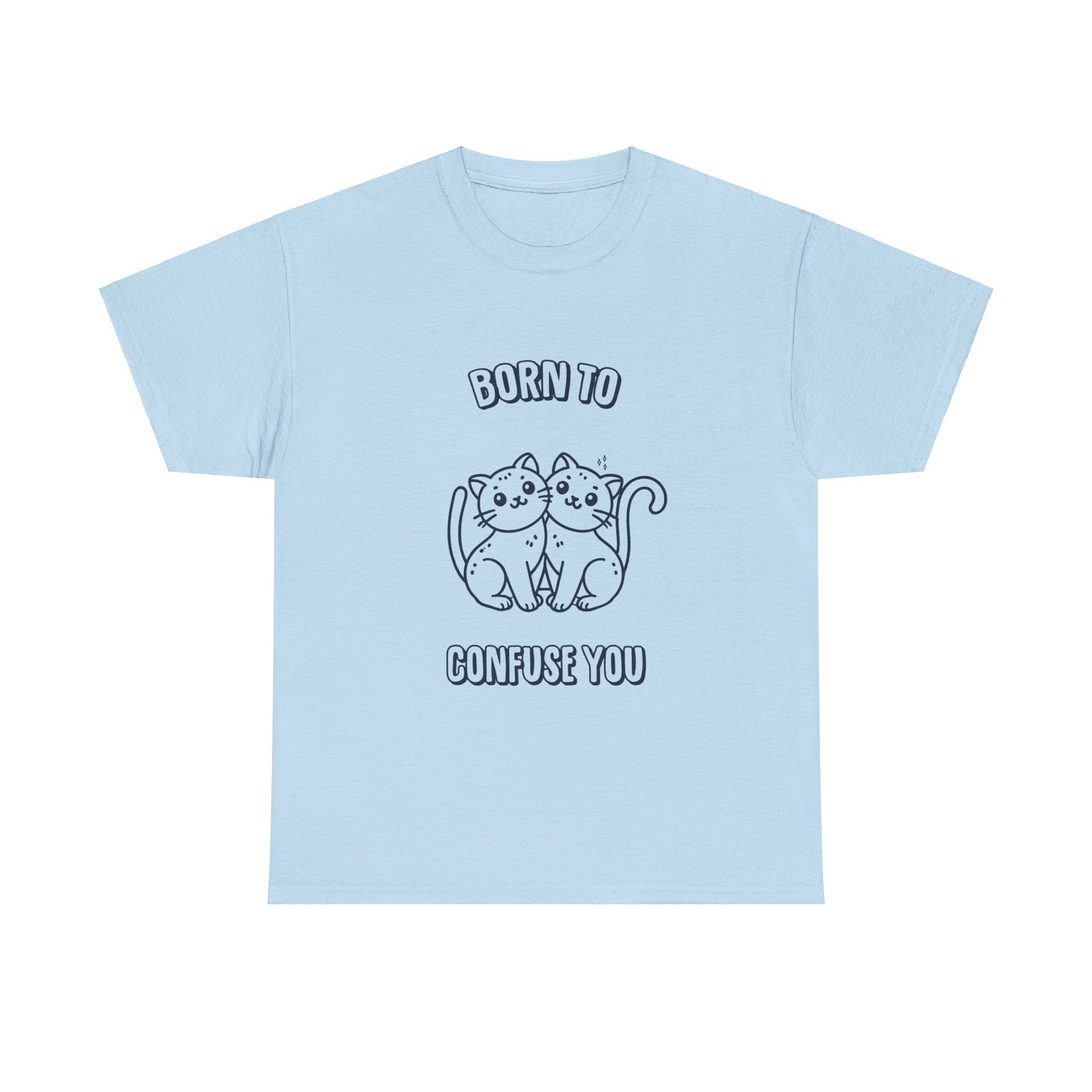 Born To Confuse You Gemini Zodiac Tee