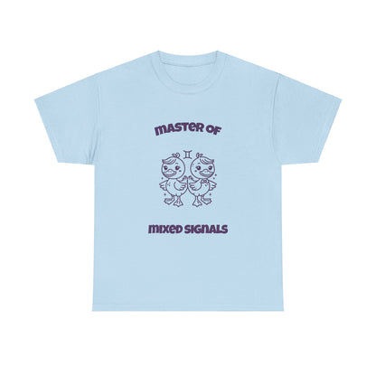 Master Of Mixed Signals Gemini Zodiac Tee