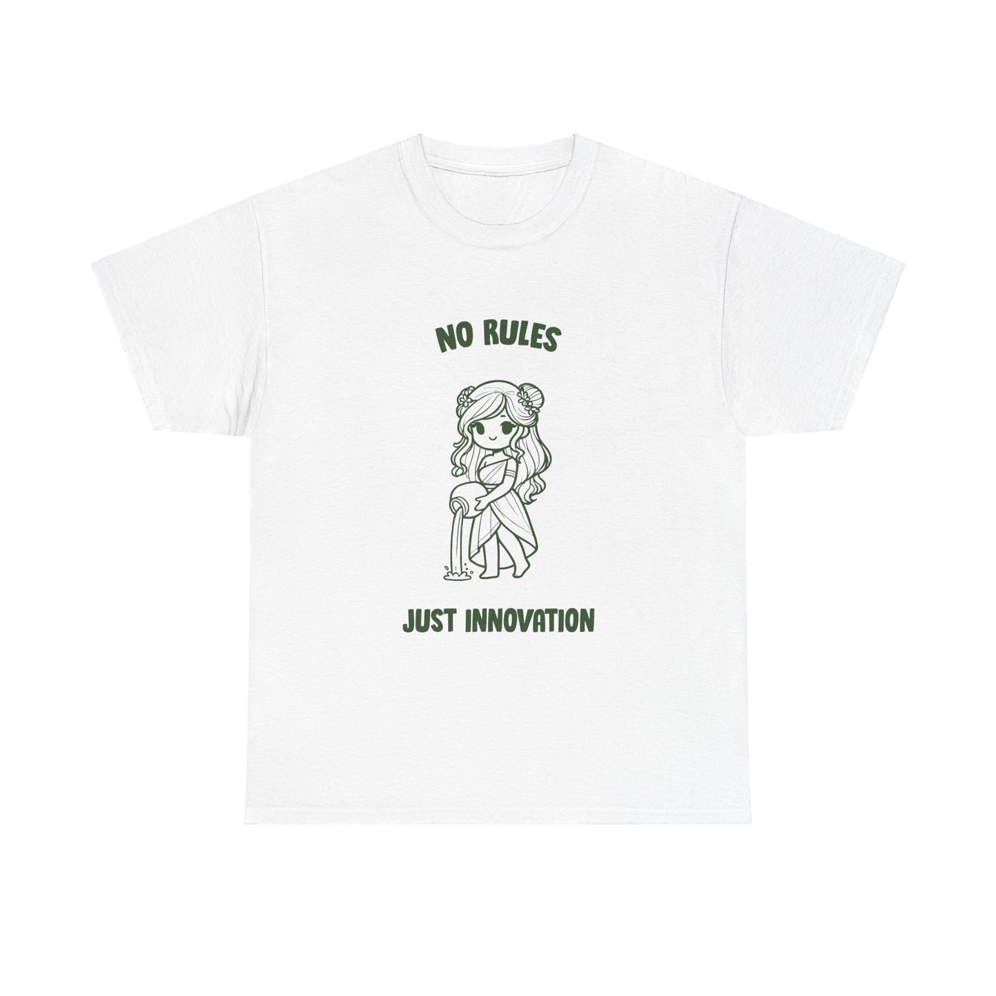 No Rules Just Innovation Aquarius Zodiac Tee