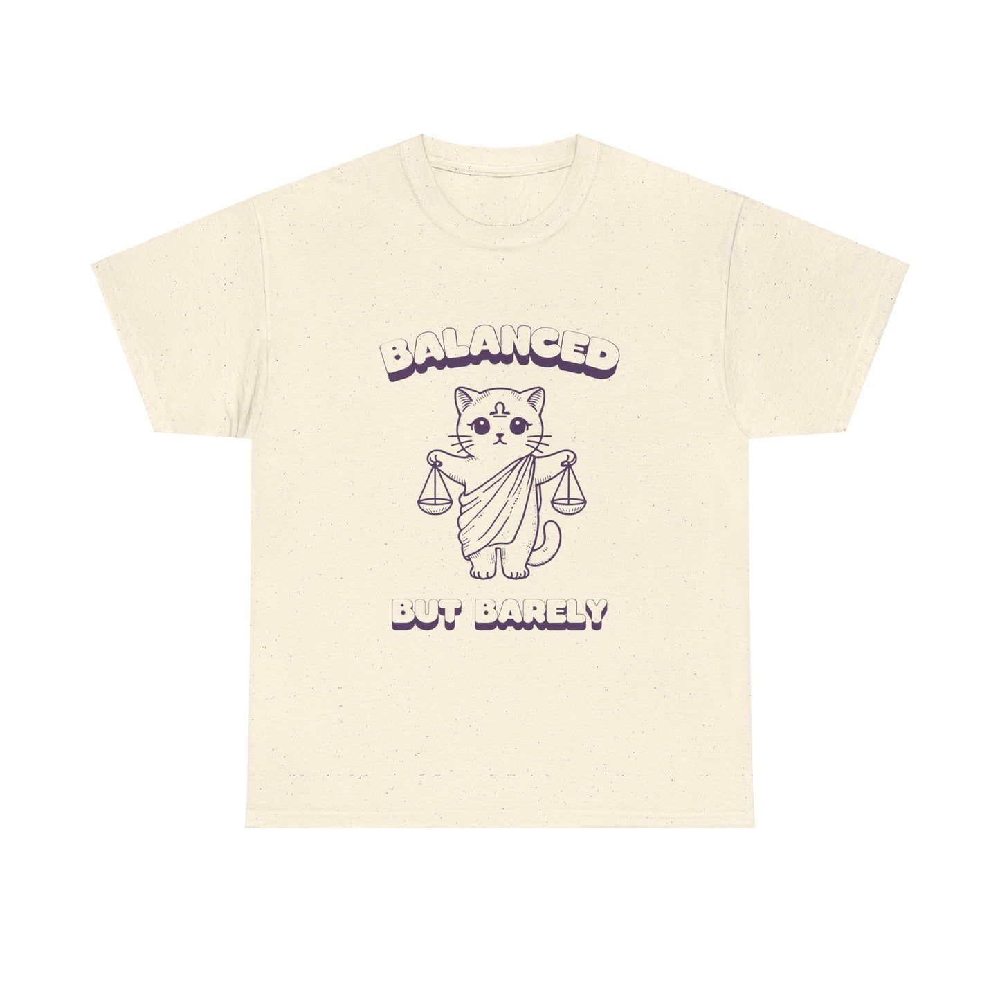 Balanced But Barely Libra Zodiac Tee