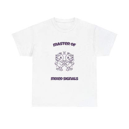 Master Of Mixed Signals Gemini Zodiac Tee