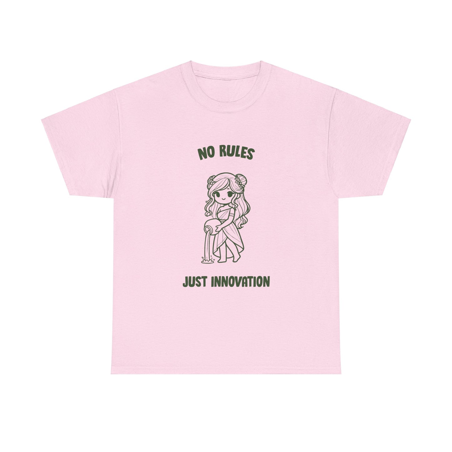 No Rules Just Innovation Aquarius Zodiac Tee