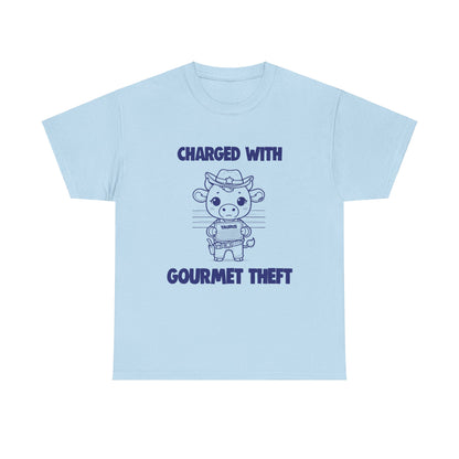 Charged With Gourmet Theft Taurus Zodiac Tee