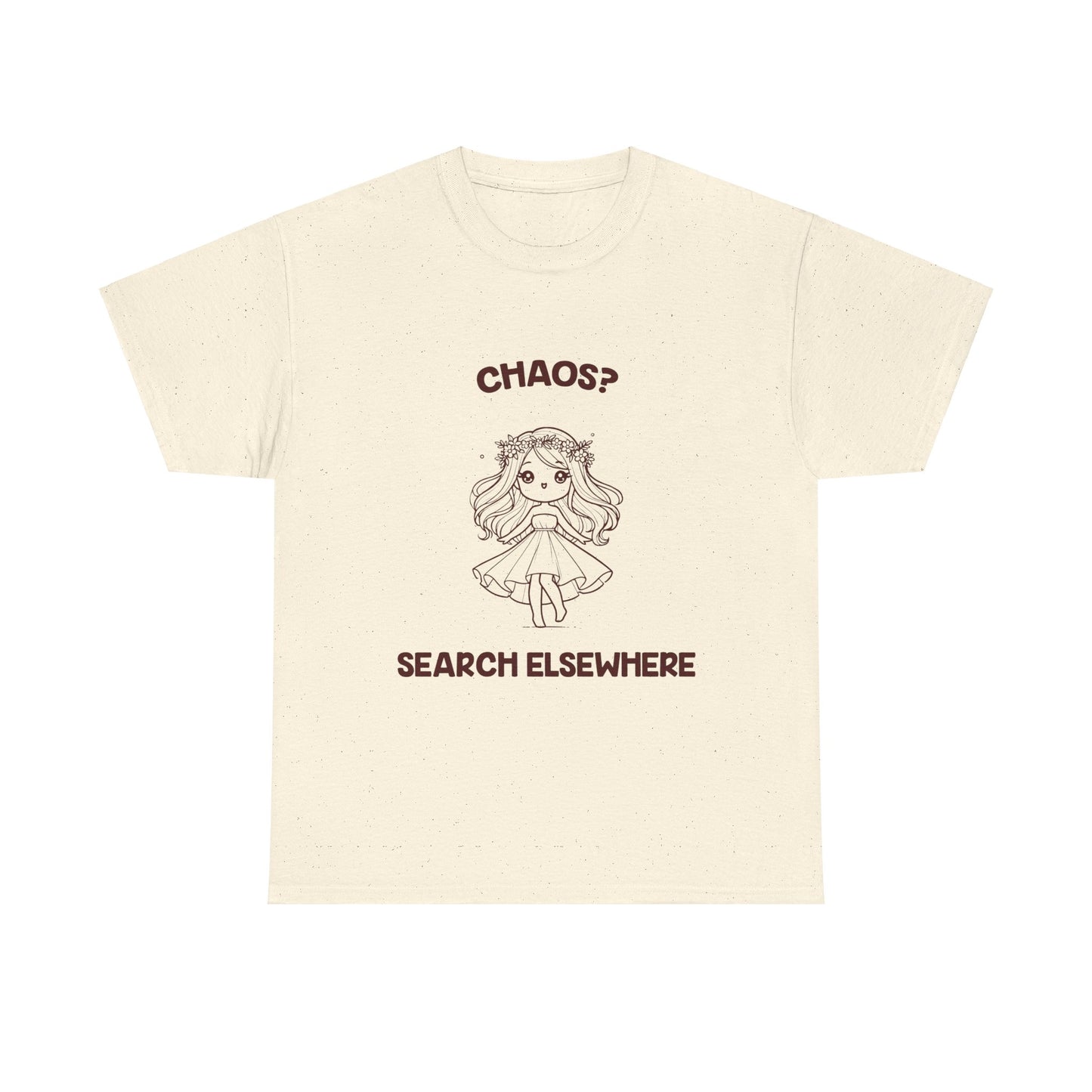 Chaos? Search Elsewhere Virgo Zodiac Tee