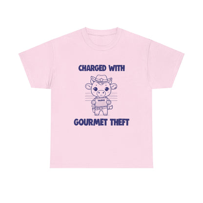 Charged With Gourmet Theft Taurus Zodiac Tee