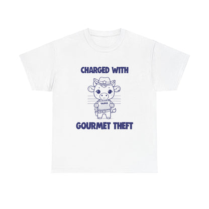 Charged With Gourmet Theft Taurus Zodiac Tee