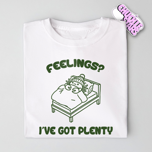 Feelings I've Got Plenty Cancer Zodiac Tee