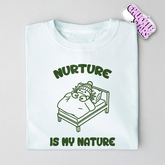 Nurture Is My Nature Cancer Zodiac Tee