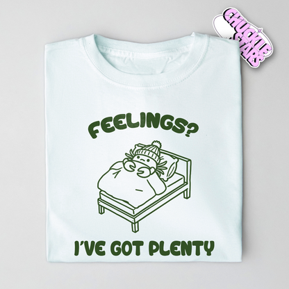 Feelings I've Got Plenty Cancer Zodiac Tee