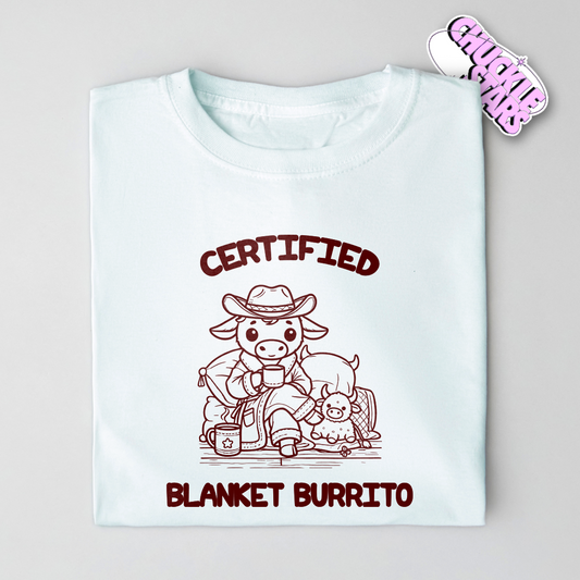 Certified Blanket Burrito Taurus Zodiac Tee