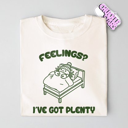 Feelings I've Got Plenty Cancer Zodiac Tee